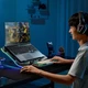 Охлаждающая подставка для ноутбука Rtako LZ-D11 Deca-core Laptop Radiator Black (6942063205692) - изображение 4