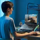 Охлаждающая подставка для ноутбука Rtako LZ-D11 Deca-core Laptop Radiator Black (6942063205692) - изображение 5