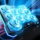 Охлаждающая подставка для ноутбука Rtako LZ-D11 Deca-core Laptop Radiator Black (6942063205692) - изображение 9