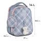 Рюкзак школьный каркасный Kite College Line Girl 36 см (K25-555S-6) - изображение 2