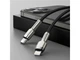 Кабель Baseus Cafule Series Metal Data Cable Type-C to Lightning PD 20W 2m Black (CATLJK-B01) - изображение 3