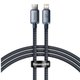 Кабель Baseus Crystal Shine Series Fast Charging Data Cable Type-C to Lightning 20W 2m Black (CAJY000301) - изображение 3