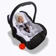 Всесезонный трансформер 4 в 1, вкладыш-конверт "All-Season Baby Travel CC", ART-0000682, чорный с красным - изображение 1