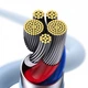 Кабель Baseus Jelly Liquid Silica Gel Fast Charging Data Cable Type-C to Lightning 20W 2m Blue (CAGD020103) - изображение 3
