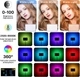 Светодиодная панель Ulanzi LT003 RGB видеосвет для прямой трансляции фотостудии 8000mAh, с регулировкой яркости 2500-9000K, CRI 95+, 266 светодиодов 10-дюймов для видеосъемки камерой DSLR Black (3099) - изображение 3