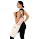 Сумка для йоги через плече Yoga bag BLOOM LB7085 (довжина 88см, поліестер, бавовна, білий) - изображение 4