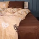 Комплект постельного белья Mirson Полуторный 143х210 см 17-0705 Toffee Hearts Бязь (2200010619669) - изображение 3
