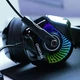 Ігрові дротові навушники Onikuma K6 з мікрофоном і RGB підсвіткою Black - зображення 3