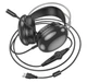 Игровые наушники с микрофоном HOCO W109 Plus RGB для компьютера ноутбука |USB 7.1, 2 м| Черный - изображение 4