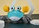 Детская интерактивная игрушка Краб с функцией распознавания помех и музыкой арт. 7078 Голубой - изображение 8