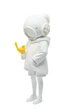 Banksy Deep Sea Diver Figure біла з золотою пташкою 30 см - зображення 1