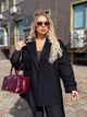 Весеннее короткое пальто 42-48 черный (55852.2/1СМ) - изображение 5
