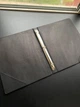 Кожаная папка с кольцевым механизмом для документов А4 МА_00001433 - изображение 2