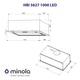 Витяжка повновбудована Minola HBI 5627 GR 1000 LED - изображение 10