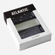 Набор трусов-слипов мужских хлопковых Atlantic 3MP-194 L 3 шт Черный/Зеленый/Графитовый (5903351398909) - изображение 4