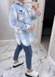 Fashions • Жіноча сорочка в клітинку Veronica Fashions 58-60 блакитний (1746-бу) - зображення 7