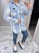 Fashions • Жіноча сорочка в клітинку Veronica Fashions 58-60 блакитний (1746-бу) - зображення 9