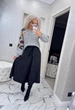 Fashions • замшева спідниця-міді Fashions 42-44 чорний (4816-ши) - зображення 2