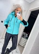 Fashions • Куртка женская с довязом "Dream" Fashions 58 бирюза (№3508/а-мк) - изображение 1