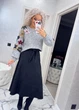 Fashions • замшева спідниця-міді Fashions 42-44 чорний (4816-ши) - зображення 4