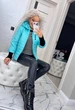 Fashions • Куртка женская с довязом "Dream" Fashions 58 бирюза (№3508/а-мк) - изображение 8