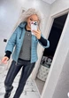 Fashions • Куртка женская с довязом "Dream" Fashions 58 темная мята (№3508/а-мк) - изображение 8