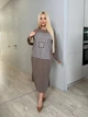 Fashions • Сукня-туніка Aspen Fashions 54-58 мокко (#505-ел) - зображення 3
