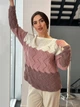 Fashions • Свитер женский Соломия Fashions 42-56 пудра (763-нс) - изображение 4