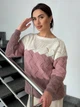 Fashions • Свитер женский Соломия Fashions 42-56 пудра (763-нс) - изображение 5