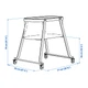Колиска з матрацом, береза, 40х73 см. IKEA ALSKVARD (695.560.06) - зображення 7