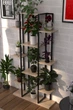 Подставка под цветы в стиле лофт EcoLoft Сафлора DSP-1182 Дуб Сонома - изображение 2