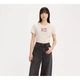Футболка бавовняна жіноча Levi's The Perfect Tee 173692113 XS Кремова з принтом (5401105679415) - изображение 1