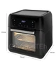 Аэрофритюрниця Gold Diamond TK-1015, 3400 Вт, 12 л, воздушная мультипечь, кухонный аэрогриль - изображение 3