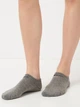 Набор женских носков коротких хлопковых Nike U Nk Everyday Cush Ns SX7673-964 38-42 3 пары Белый/Серый/Черный (194955549339) - изображение 2