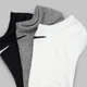 Набор женских носков коротких хлопковых Nike Everyday SX7678-964 38-42 3 пары Белый/Серый/Черный (194955549490) - изображение 6