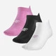 Набор женских носков коротких 4F Socks Cas F194 4FAW23USOCF194-93S 39-42 3 пары Разноцветный (5904698391301) - изображение 1