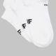 Набор женских носков коротких 4F Socks Cas F194 4FAW23USOCF194-10S 39-42 3 пары Белый (5904698391172) - изображение 5