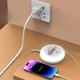 Мережевий зарядний пристрій - хаб на 6 портів з USB та Type-C 50W Cobrar зарядна станція - адаптер з функцією швидкої зарядки для телефону, білий (104230642) - зображення 3