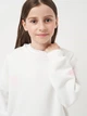 Подростковый комплект (свитшот + шорты) для девочки Minoti 40576TEN 158-164 см Белый (5063025275155) - изображение 5