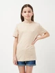 Подростковая футболка для девочки Nike K Nsw Tee Emb Futura Lbr FZ5177-126 156-166 см Бежевая (197596782004) - изображение 1