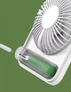 Аккумуляторный USB вентилятор портативный. 5 скоростей. Type-C . Черный - изображение 4