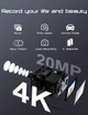Экшн-камера Apexcam M80 Air / 170° / 20 Мп / 4K / 30fps / Wi-Fi / Влагозащищенная / Черная Б/В - изображение 5