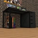 Геймерский стол Rasin LOFT-16 Черный 140х80 Тиса мебель - изображение 4
