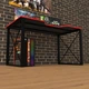 Геймерский стол Rasin LOFT-13 Черный+Красный 120х80 Тиса мебель - изображение 4