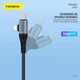 Кабель Foneng X92 4-in-1 (60W) USB/USB-C - USB-C/Lightning 1м Black (X92-CA-FIO) Сірий 29382 - изображение 6