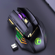 Беспроводная мышь IMICE GW-X7 геймерская мышка для ПК на аккумуляторе с RGB 7 цветной подсветкой 3200dpi - изображение 3