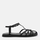 Женские сандалии кожаные Ashoes Рабиця 36 23.5 см Черные (ROZ6501005822) - изображение 1