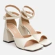 Жіночі босоніжки шкіряні Ashoes 2956 40 25.5 см Слонова кістка (ROZ6501005901) - зображення 3