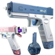 Водяний пістолет електричний акумуляторний Water Gun Glock Синій - зображення 6