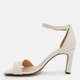 Женские босоножки кожаные Ashoes 2685 37 24 см Бежевые (ROZ6501005877) - изображение 4